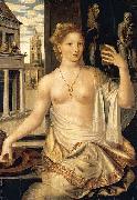 unknow artist Bathsheba Observed by King David oil painting on canvas